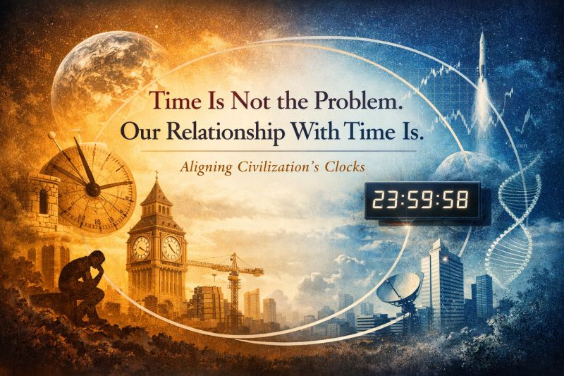 Time Is Not the Problem. Our Relationship With Time Is.
